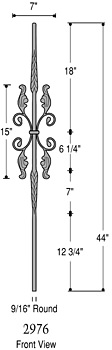 Balusters from St. Charles Hardwoods