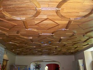 Custom Wood Ceiling Panels