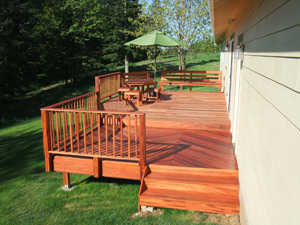 Tiger Wood Decking in St. Louis